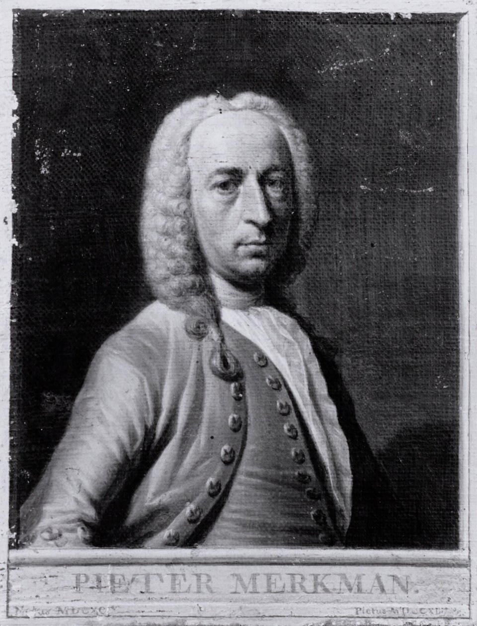 Ritratto di Pieter Merkman Jr da Frans Decker