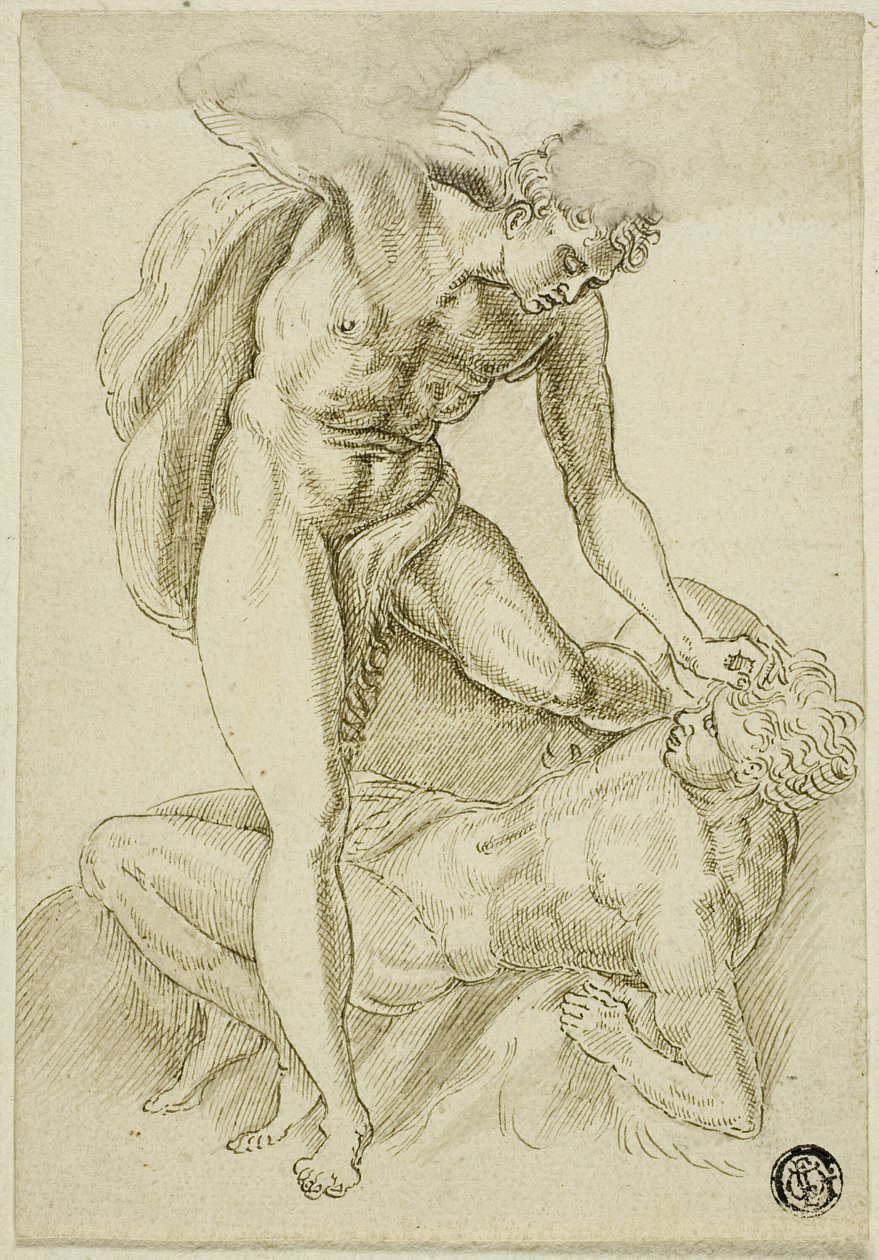 Caino che uccide Abele da Frans Floris I