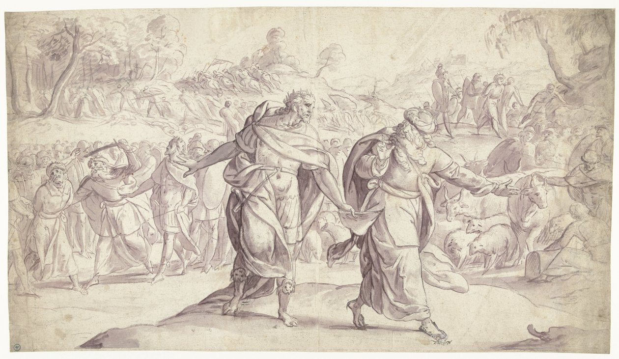 Giosuè fa giustiziare i cinque re degli Ammoniti (Storia di Giosuè) da Frans Francken (I)