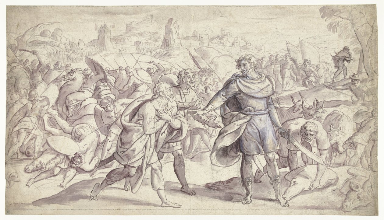 Giosuè invia messaggeri ad Ai da Frans Francken (I)