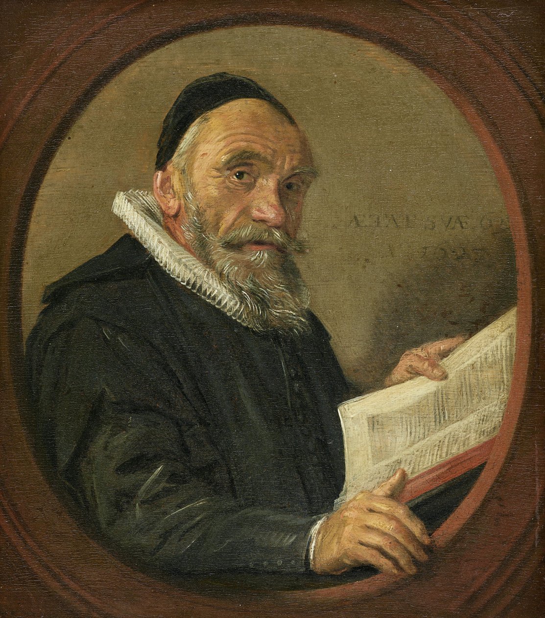 Ritratto di Johannes Acronius (1565-1627) da Frans Hals