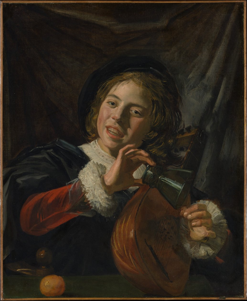 Ragazzo con liuto da Frans Hals