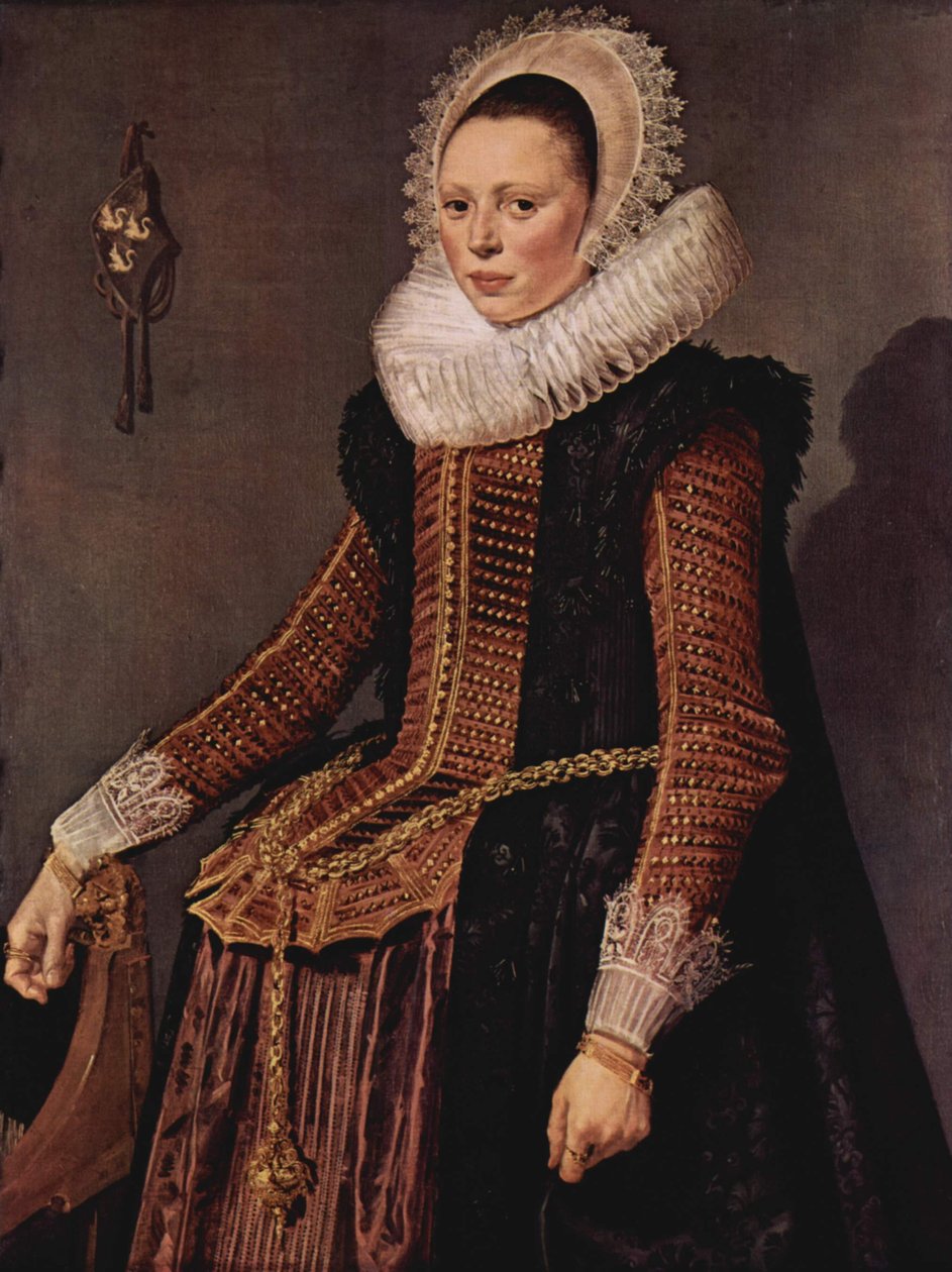 Olandese: Ritratto di donna Ritratto di donna in piedi da Frans Hals