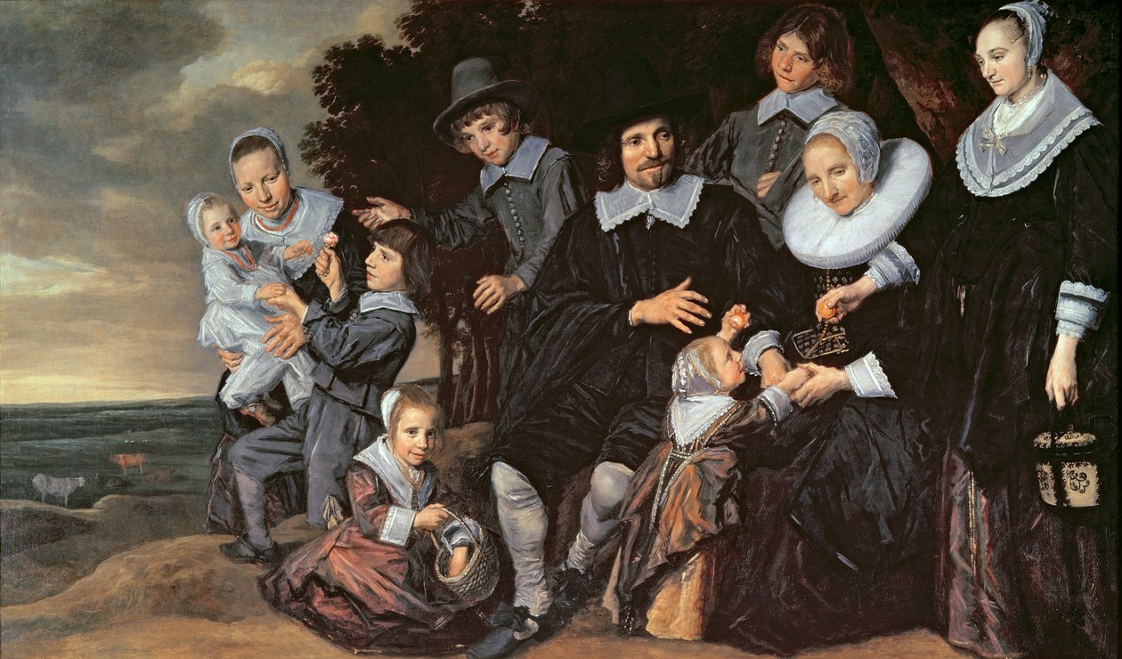 Gruppo familiare in un paesaggio, c.1647-50 da Frans Hals