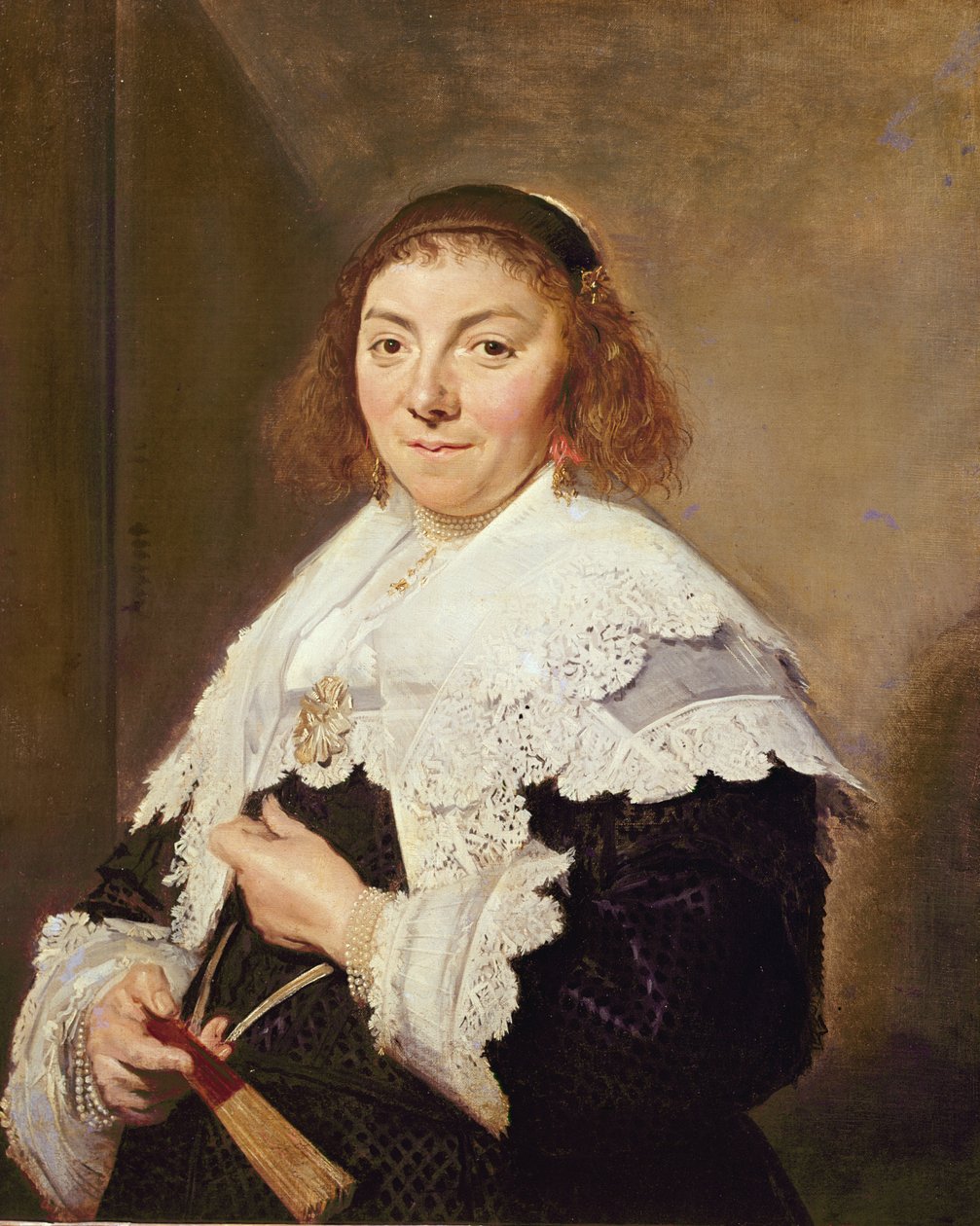 Maria Pietersdochter Olycann, moglie di Andries van der Horn, 1638 da Frans Hals