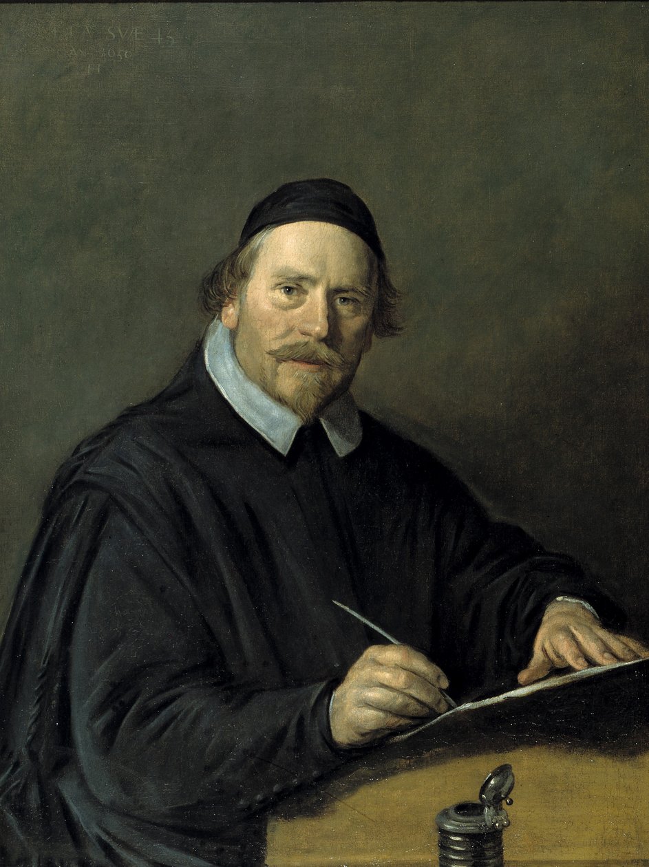 Nicolaas Stenius, o Nicolaas van der Steen, pastore cattolico di Akersloot nel 1650. da Frans Hals