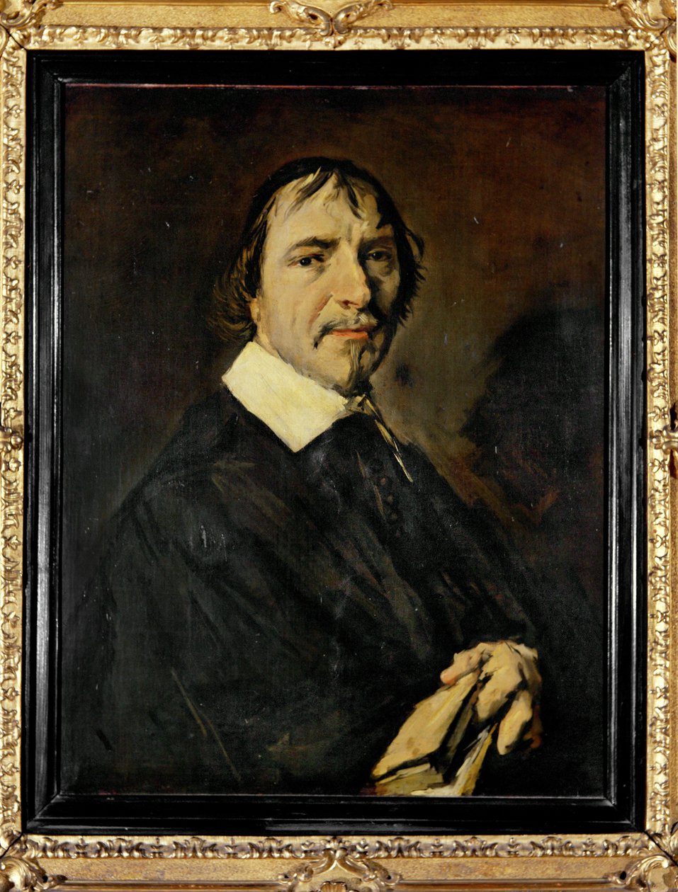 Ritratto del pastore Langelius (dipinto su tela) da Frans Hals