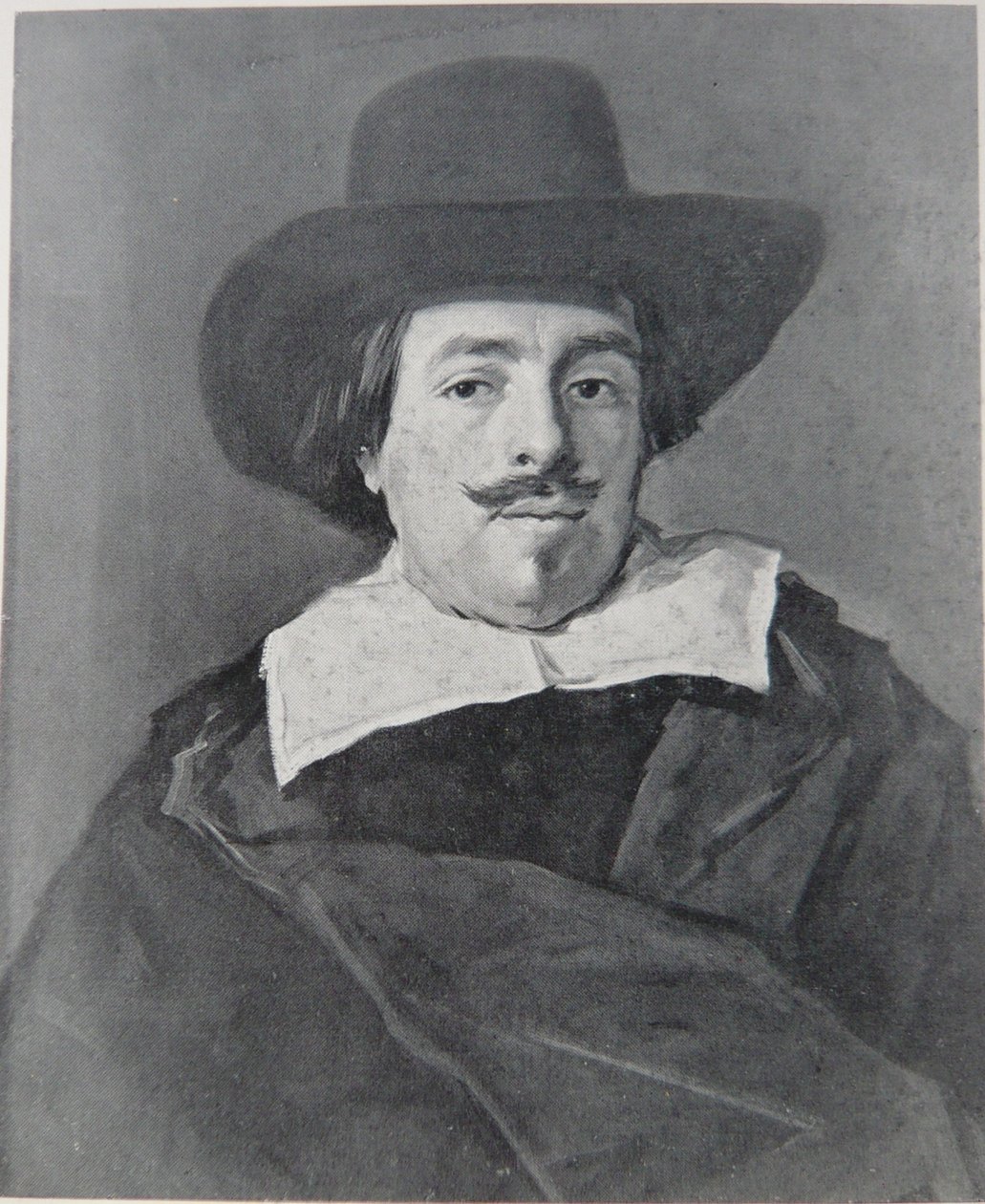 Ritratto di uomo rivolto in avanti da Frans Hals