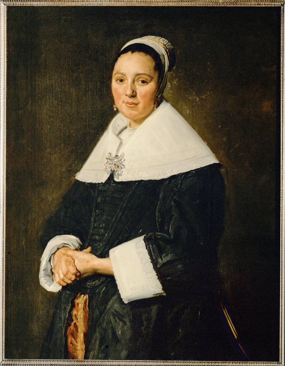 Ritratto di donna (olio su tela) da Frans Hals