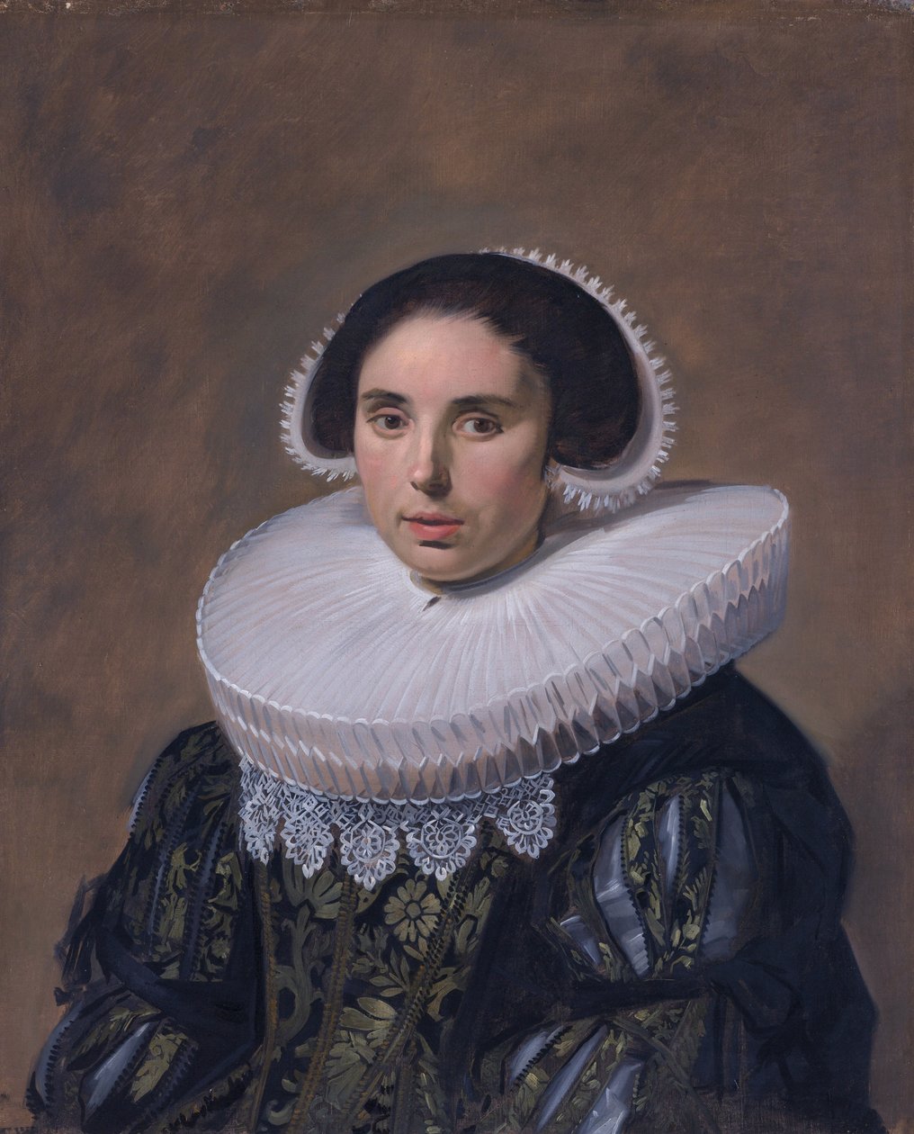 Ritratto di donna, forse Nicolaes Hasselaer (Q15429895) (1594-1667). Seconda moglie di Nicolaes Hasselaer. da Frans Hals