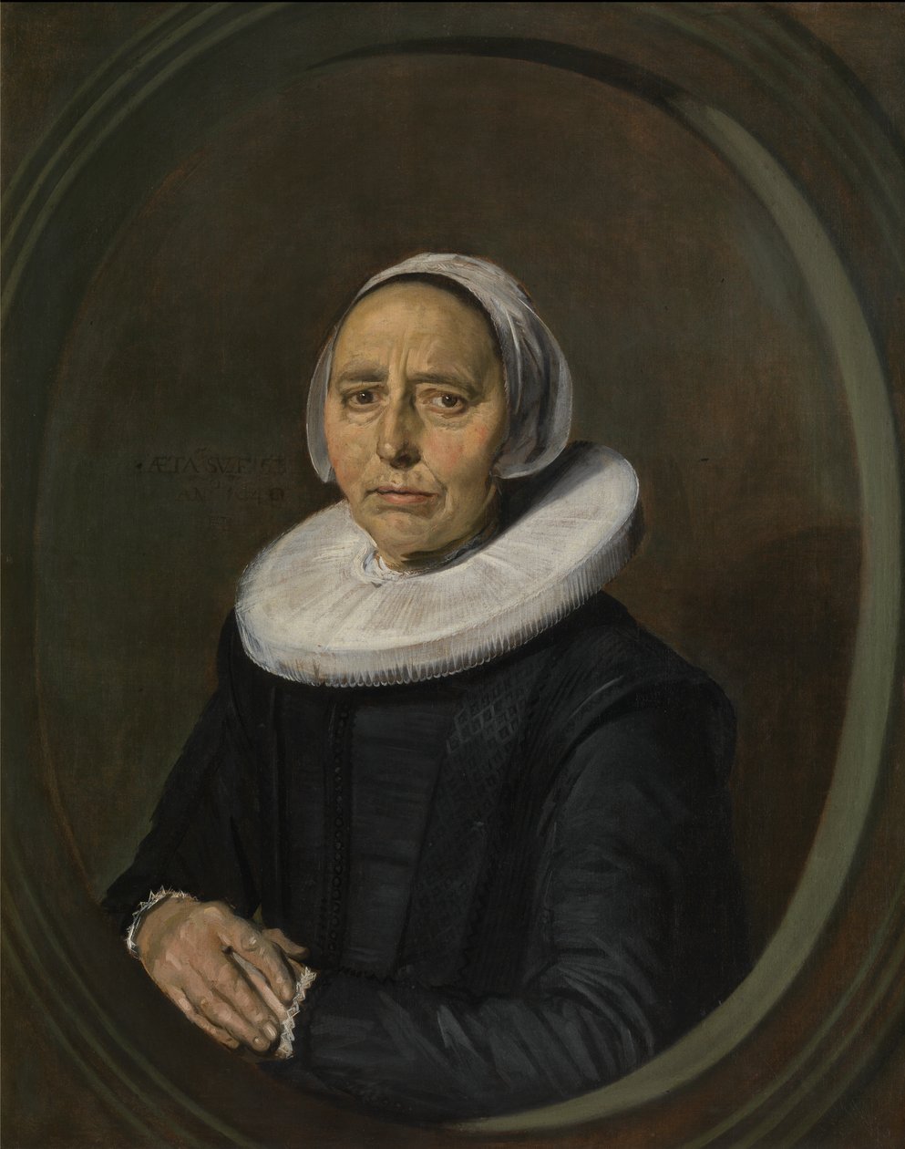 Ritratto di una donna sconosciuta, 53 anni da Frans Hals