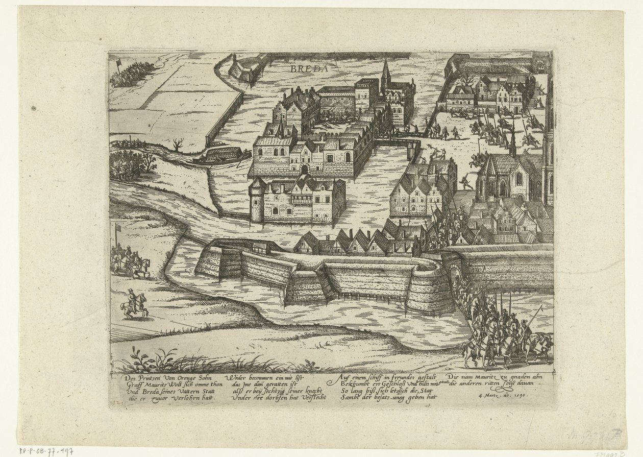 Conquista di Breda, 1590 da Frans Hogenberg