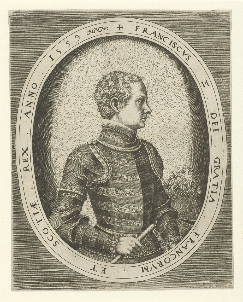 Ritratto di Francesco II di Francia 1544-1560, 1559 da Frans Huys