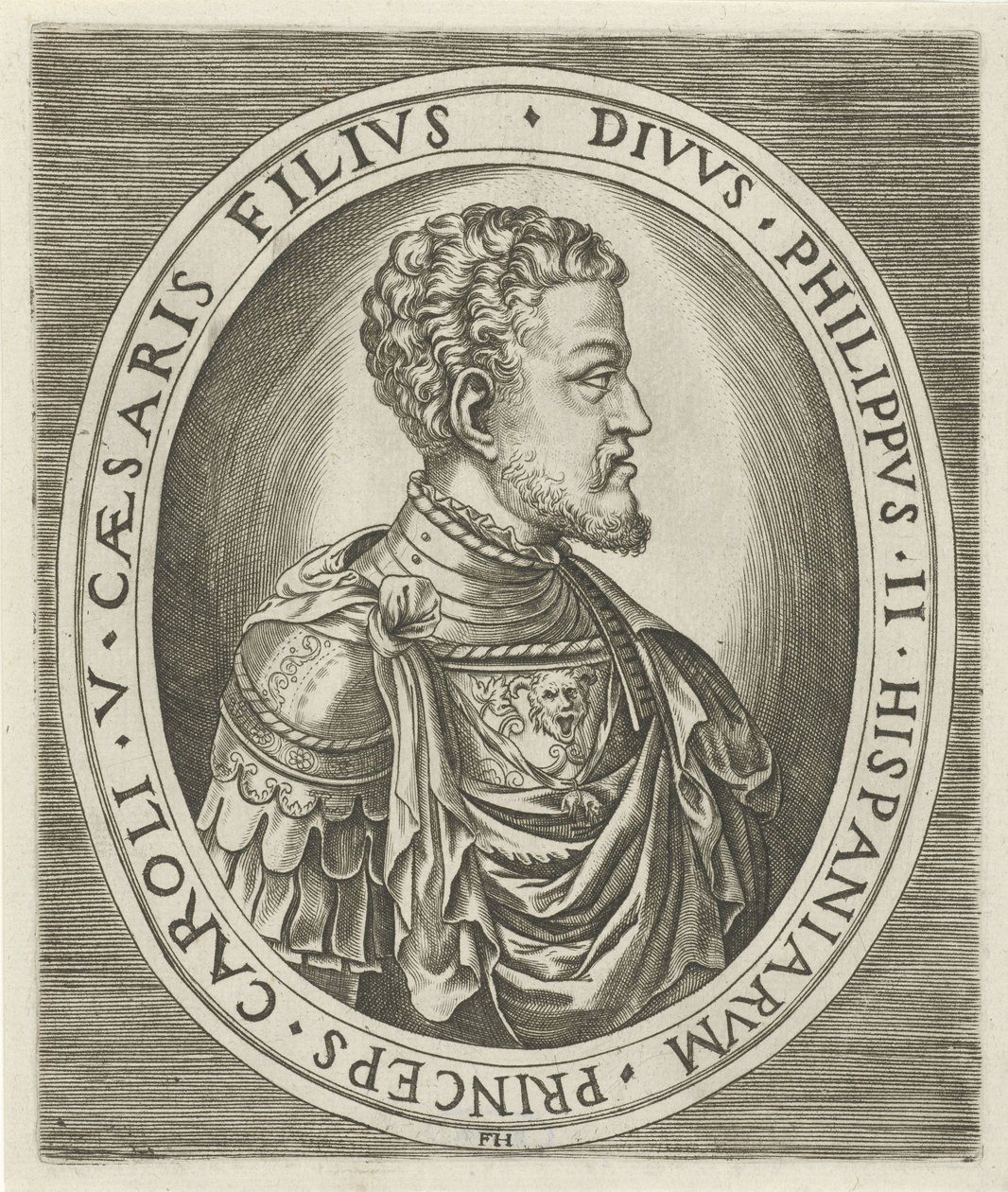 Ritratto di re Filippo II, re di Spagna da Frans Huys