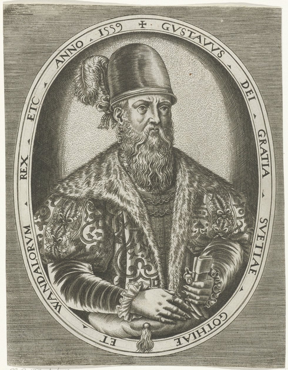 Ritratto del re Gustavo I di Svezia da Frans Huys