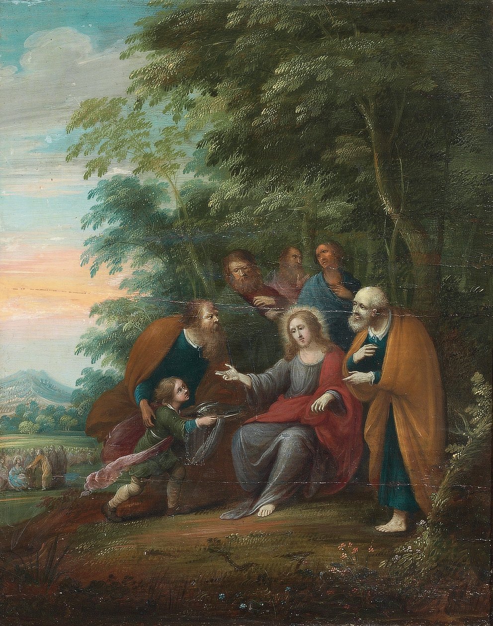 Scene della vita di Cristo e i suoi insegnamenti da Frans III (attr. to) Francken