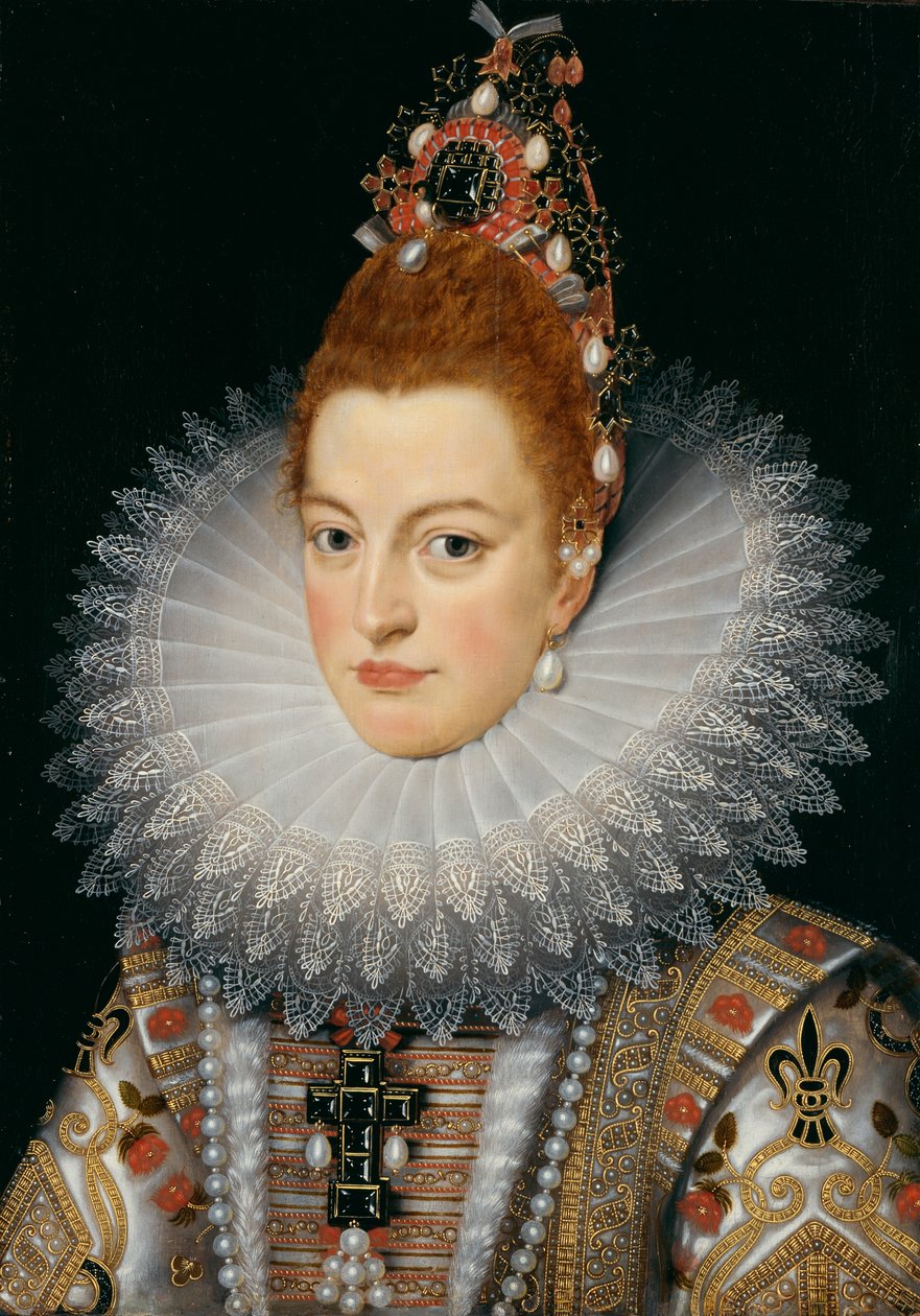 Arciduchessa Isabella, c.1601-20 da Frans II (after) Pourbus