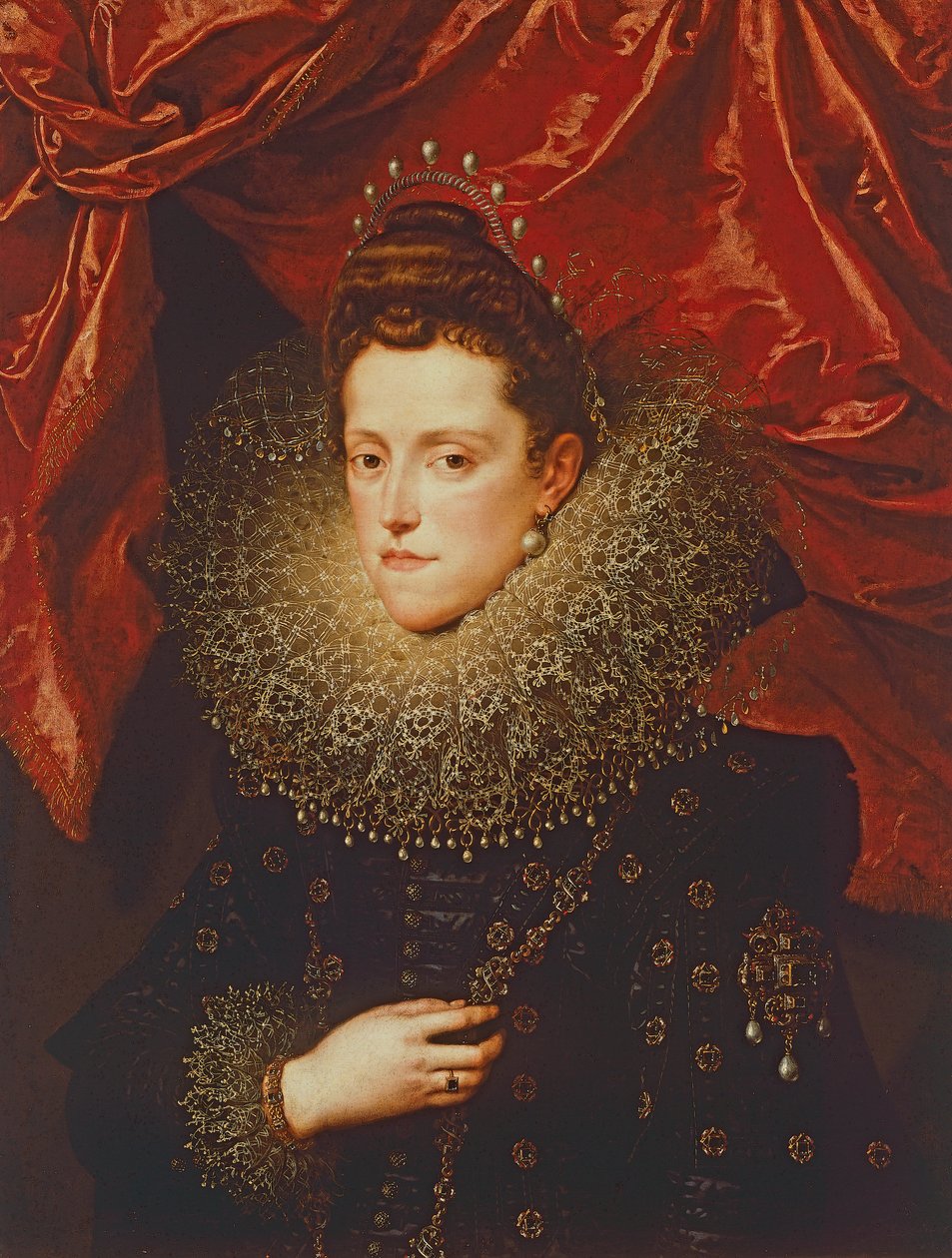 Ritratto di Eleonora de Medici, Duchessa di Mantova da Frans II Pourbus