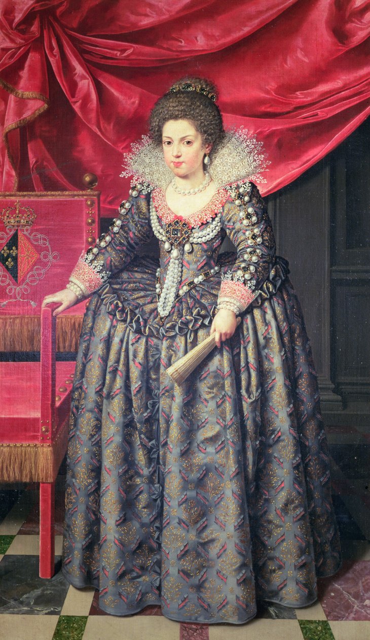 Ritratto di Elisabetta di Francia (1602-44) figlia di Enrico IV e Maria de