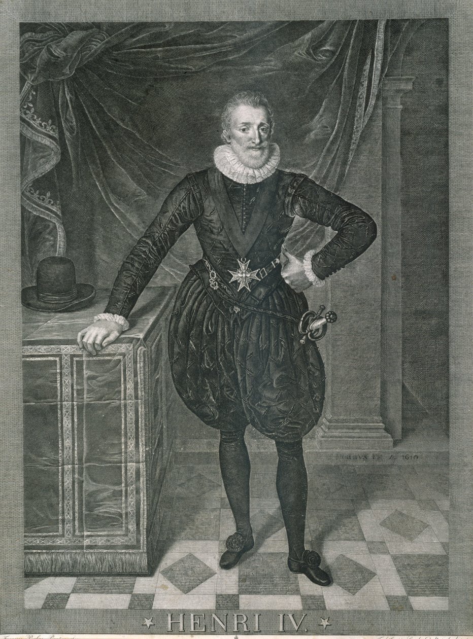 Ritratto di Enrico IV di Francia da Frans II Pourbus