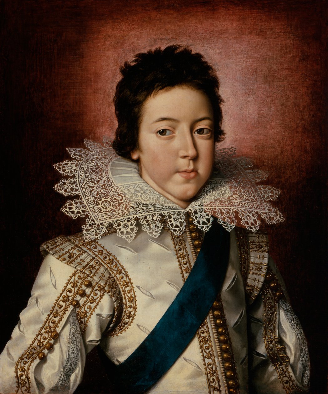 Ritratto di Luigi XIII, re di Francia, da bambino da Frans II Pourbus