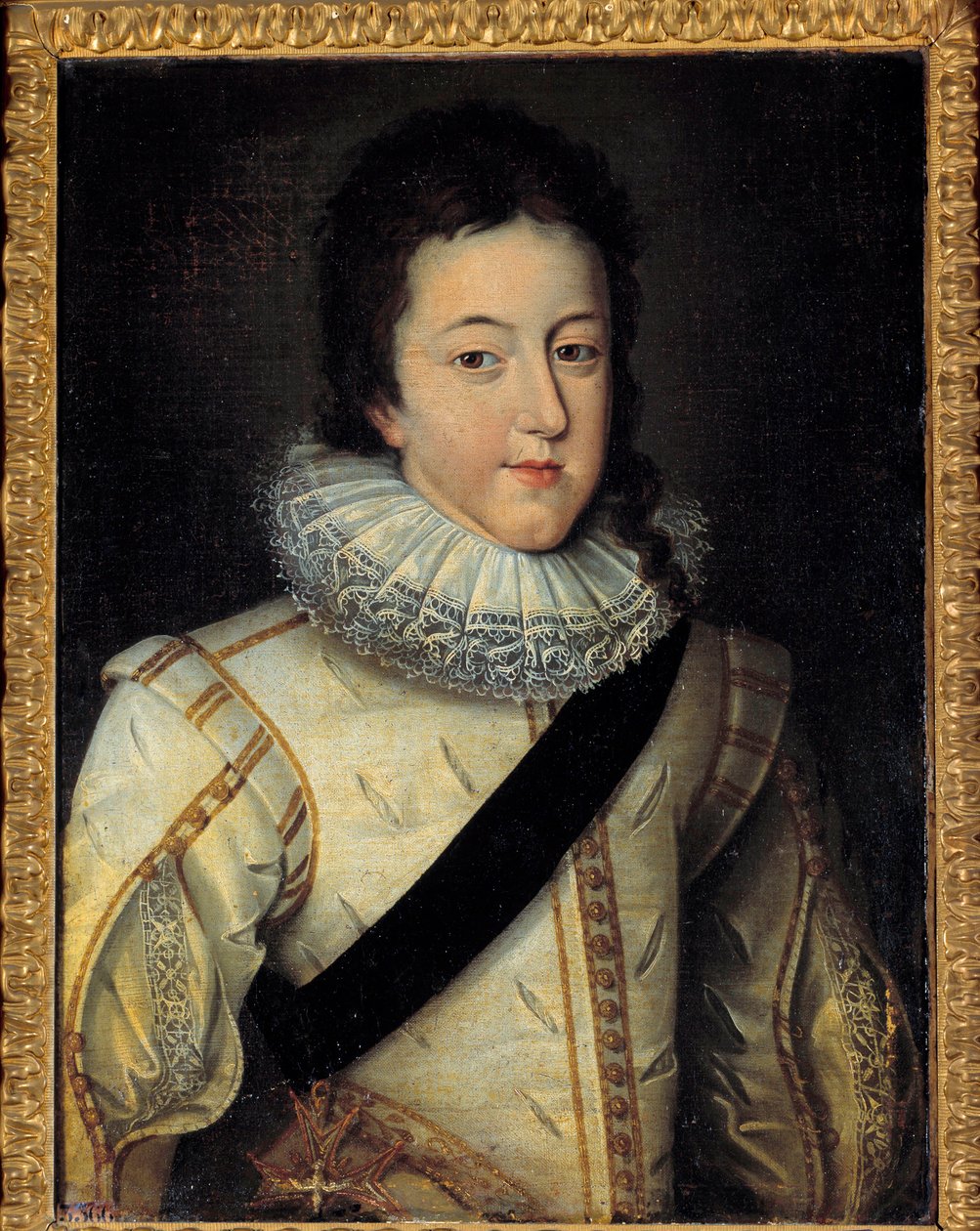 Ritratto di Luigi XIII, re di Francia e Navarra (1601-1643) al momento del suo matrimonio nel 1616 da Frans II Pourbus