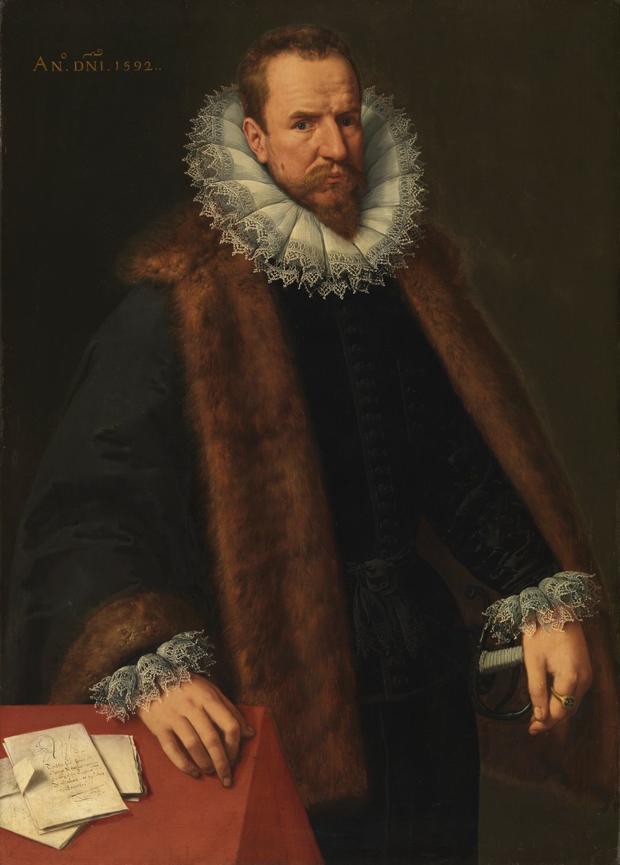 Ritratto di Nicolas Helincx, consigliere del re da Frans II Pourbus
