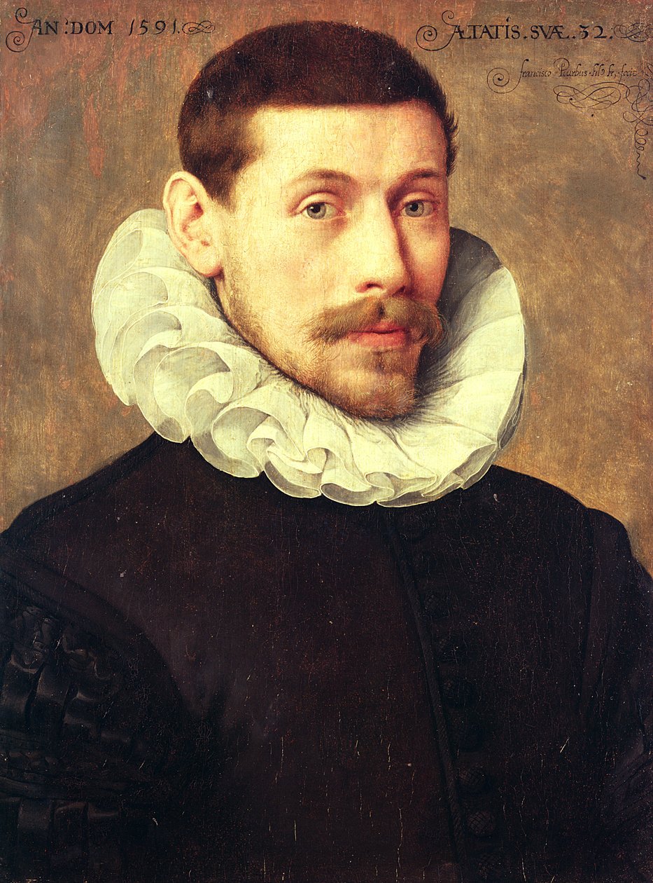 Ritratto di un uomo, 32 anni da Frans II Pourbus