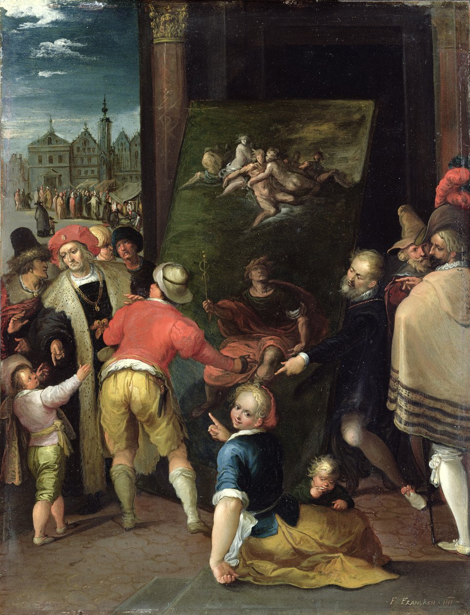 Apelle e il Calzolaio, 1610-15 da Frans II the Younger Francken
