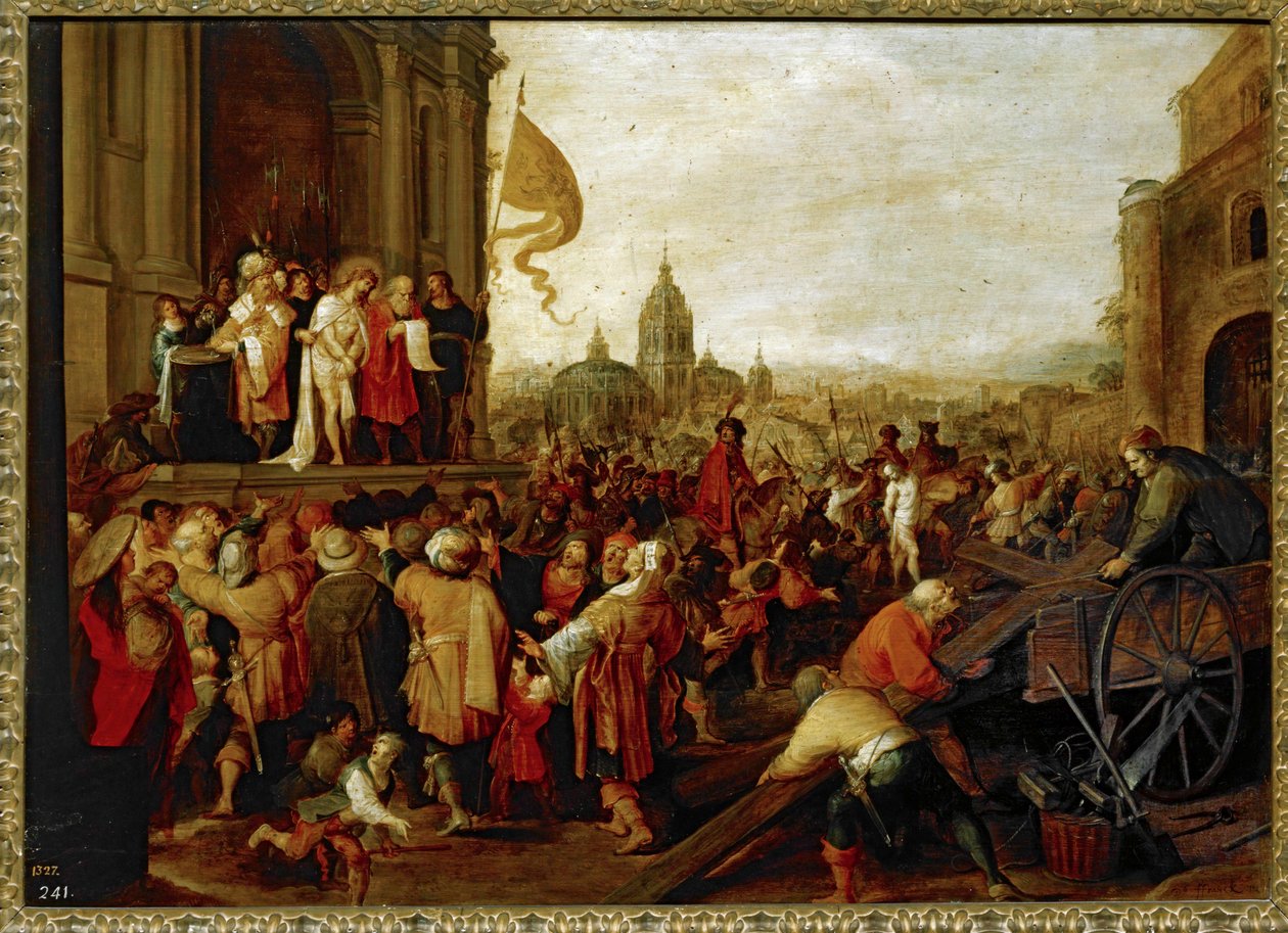 Cristo condannato da Pilato ... da Frans II the Younger Francken