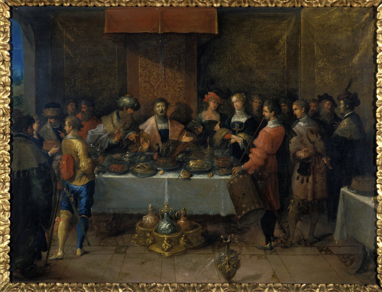 Damocle alla Tavola da Frans II the Younger Francken