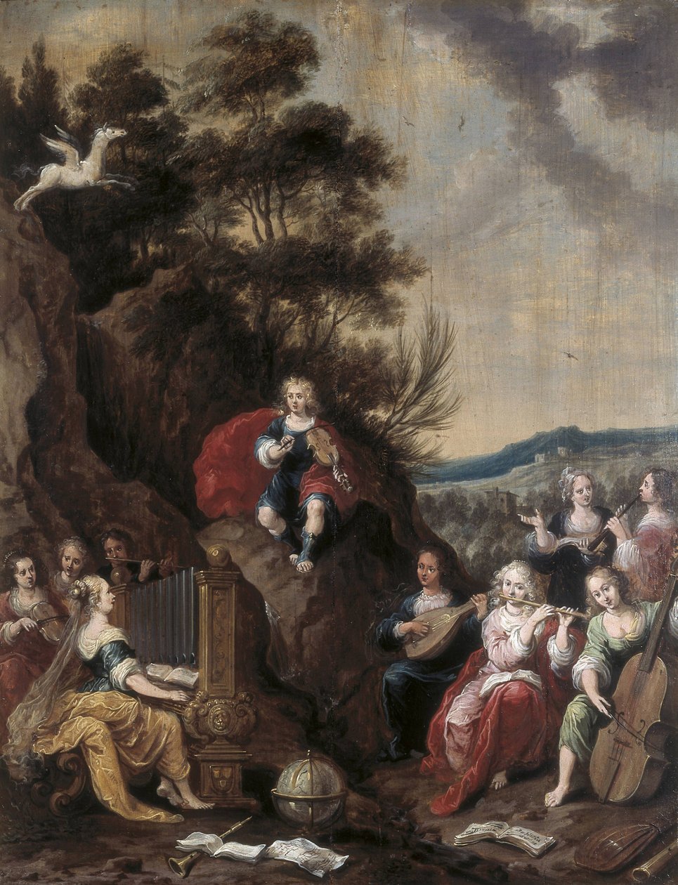 Concerto delle Muse con Apollo da Frans II the Younger Francken