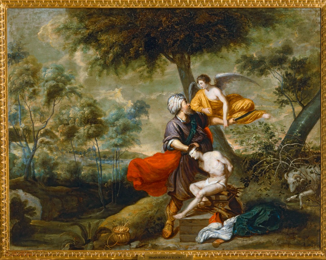 Il sacrificio di Isacco ... da Frans II the Younger Francken