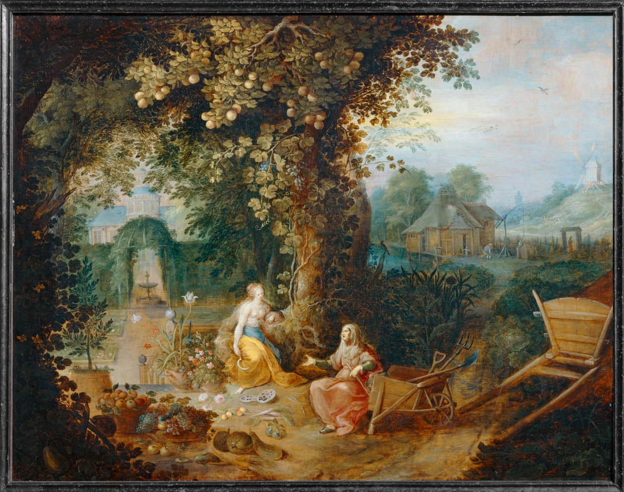 Vertumne et Pomone - Vertumnus e Pomona ... da Frans II the Younger Francken