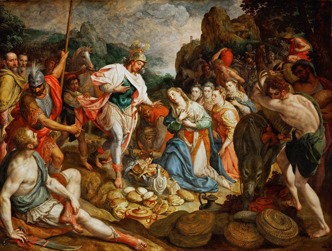 Davide e Abigail da Frans I Pourbus