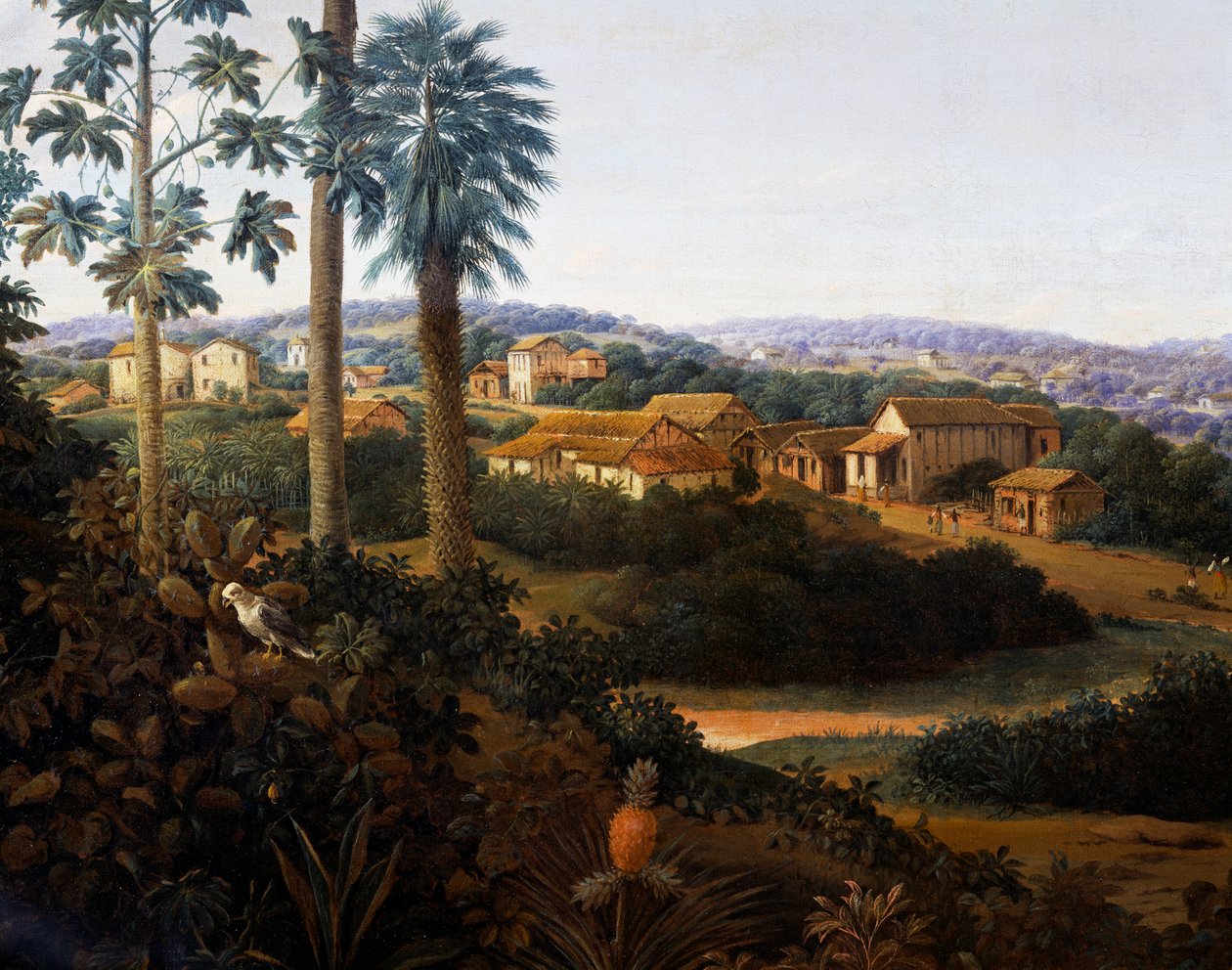 Villaggio di Serinhaem in Brasile o La casa di un piantatore di canna da zucchero in Brasile da Frans Post