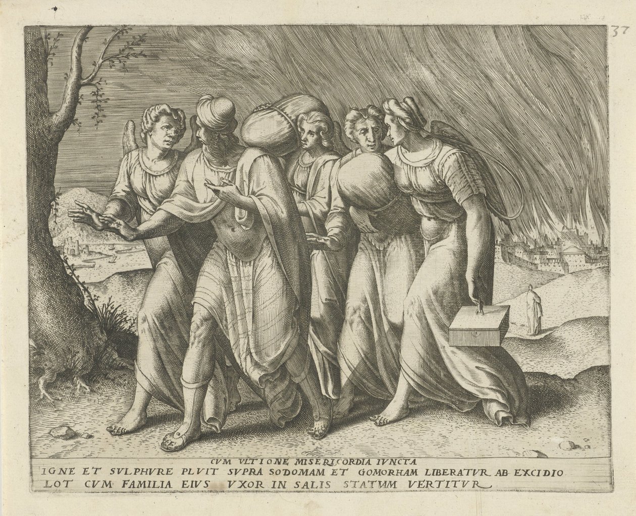 Lot lascia Sodoma da Frans Menton