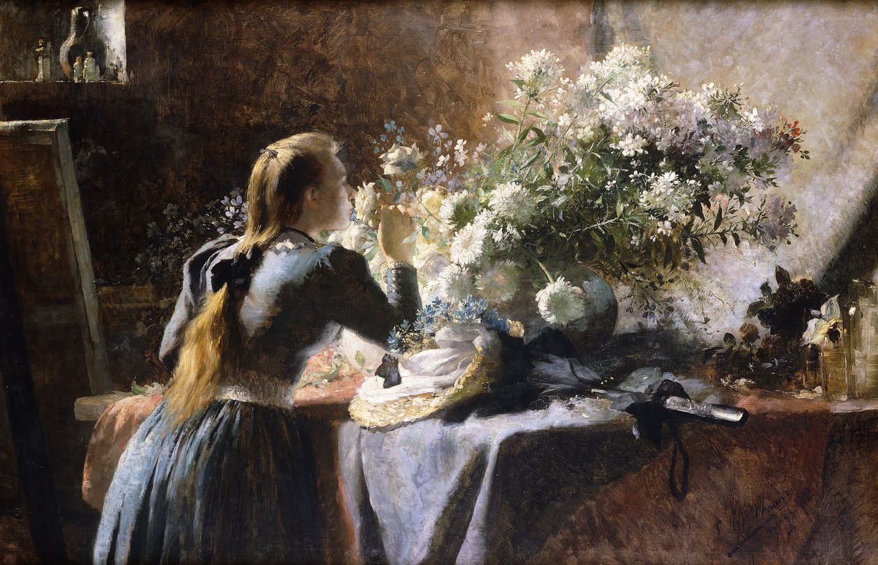 Visitando lo studio da Frans Mortelmans
