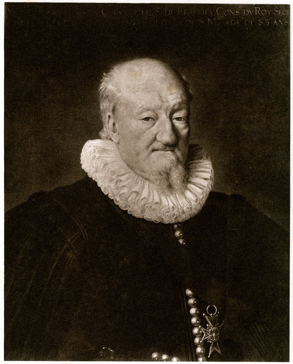 Ritratto di Martin Ruzé de Beaulieu, 1927 da Frans Pourbus the Younger