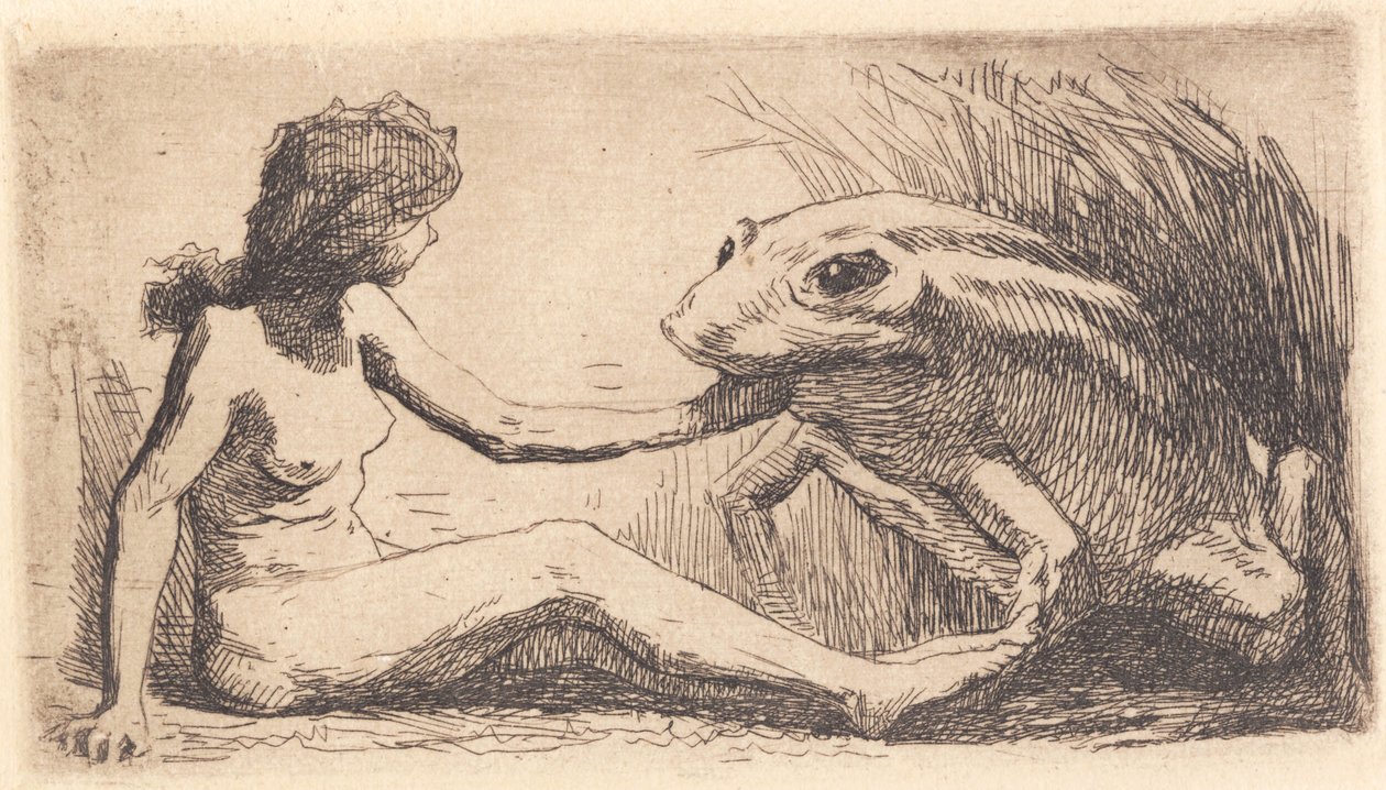 La ragazza con la rana da Frans Schwartz