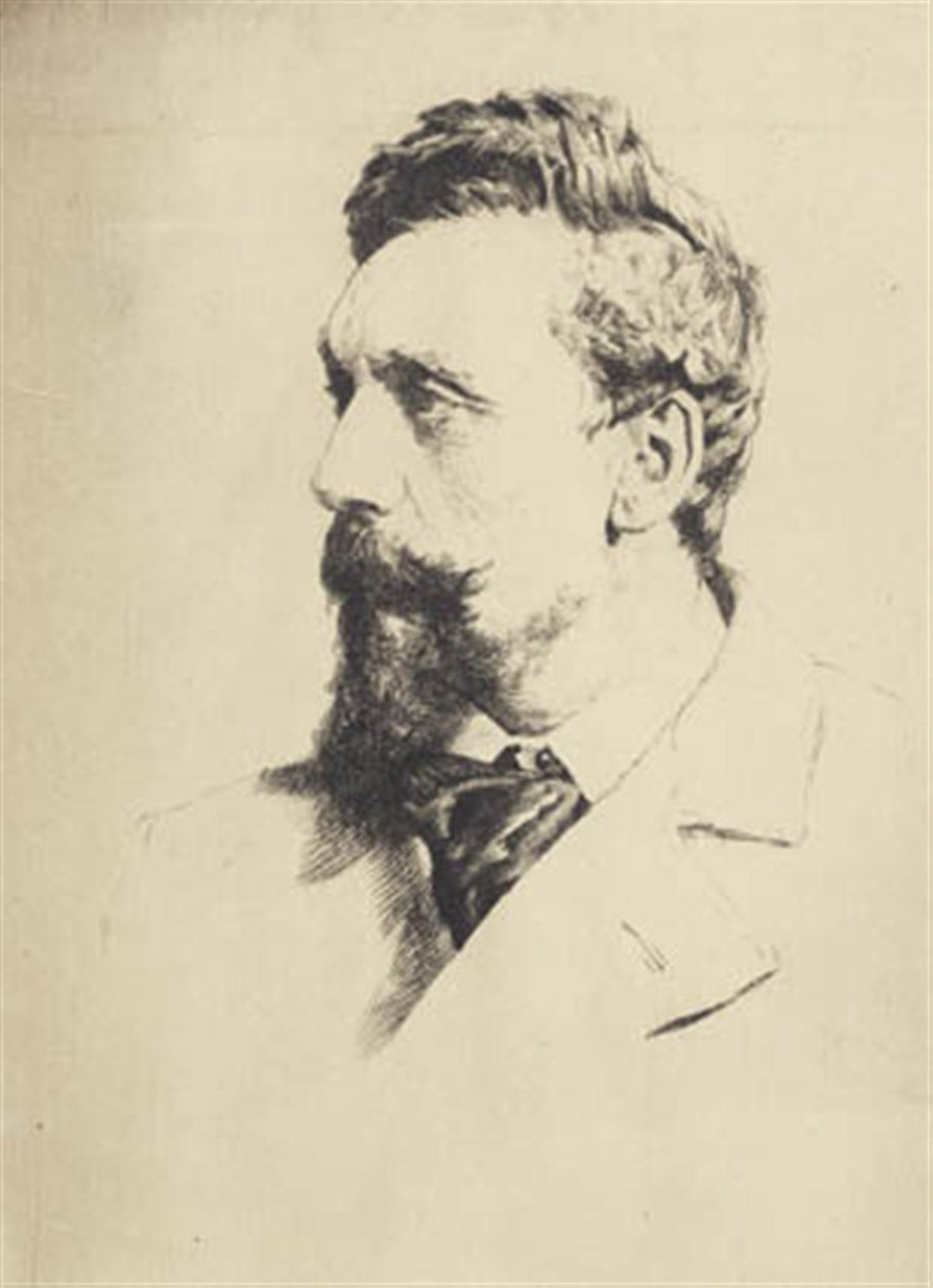 Ritratto di Carl Bloch da Frans Schwartz