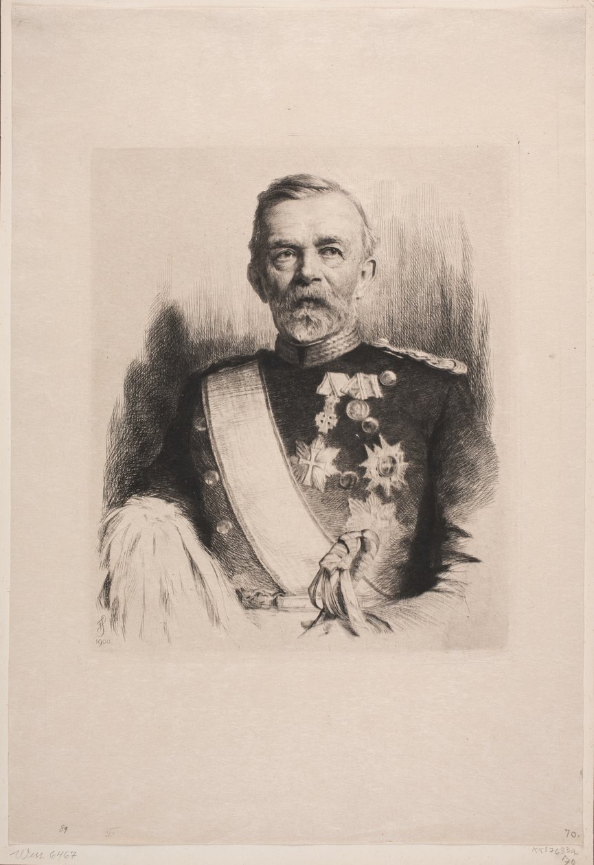 Ritratto del generale maggiore L. Koefoed da Frans Schwartz