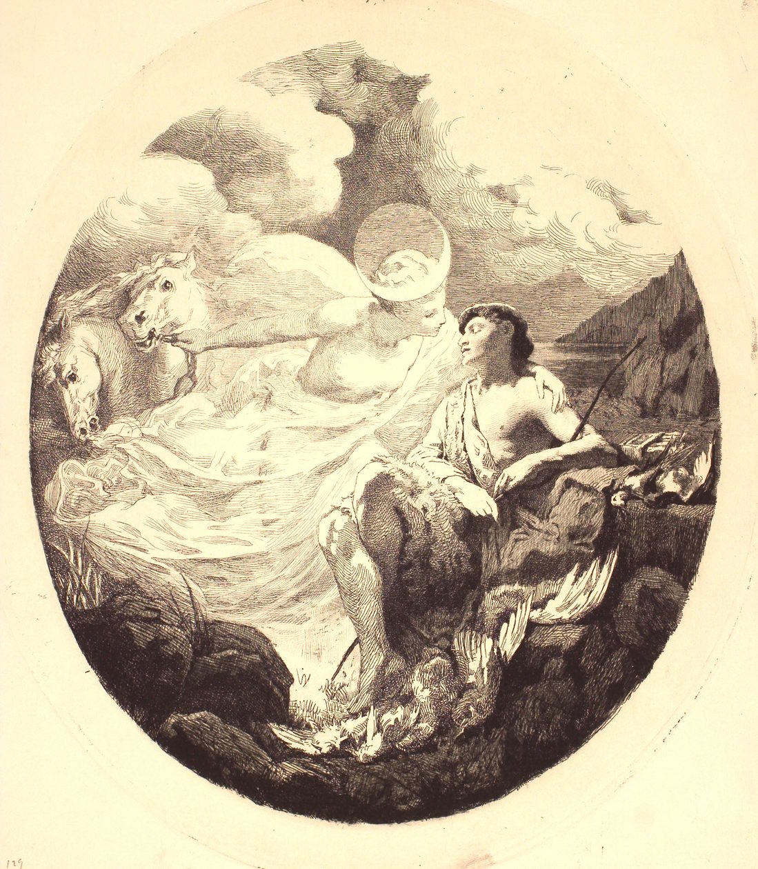 Selene e Endimione da Frans Schwartz