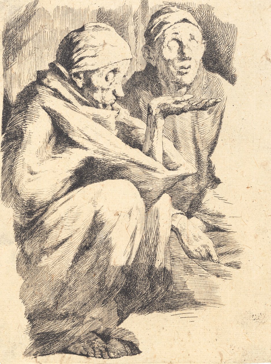 Due mendicanti ciechi da Frans Schwartz