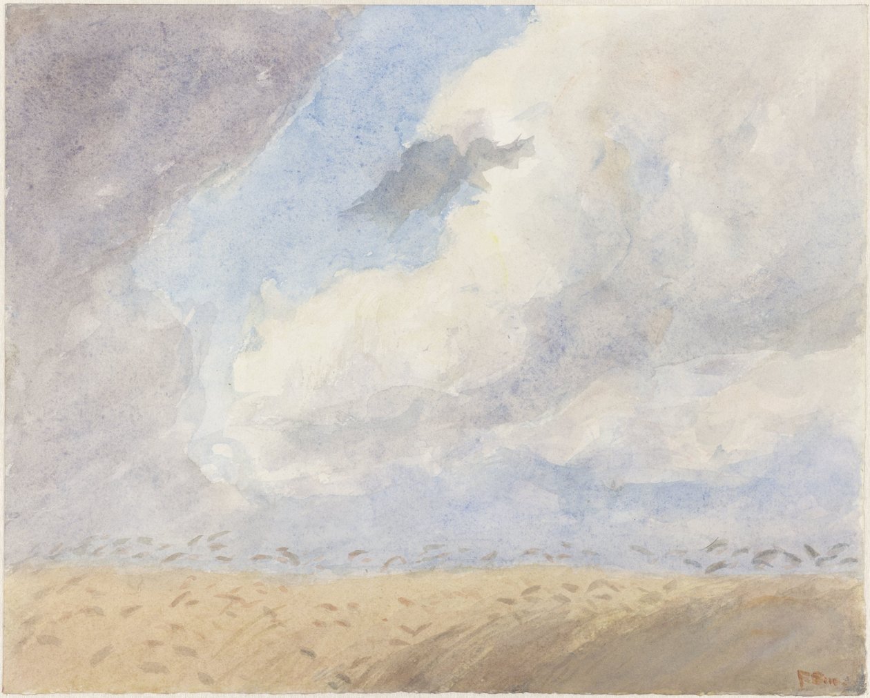 Campo di grano da Frans Alexander Evert Lodewijk Smissaert