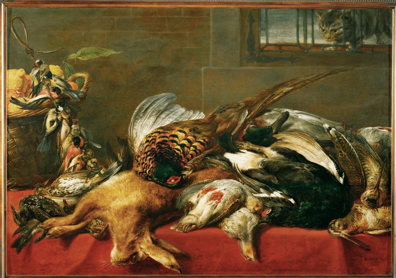 Natura morta di caccia da Frans Snyders or Snijders