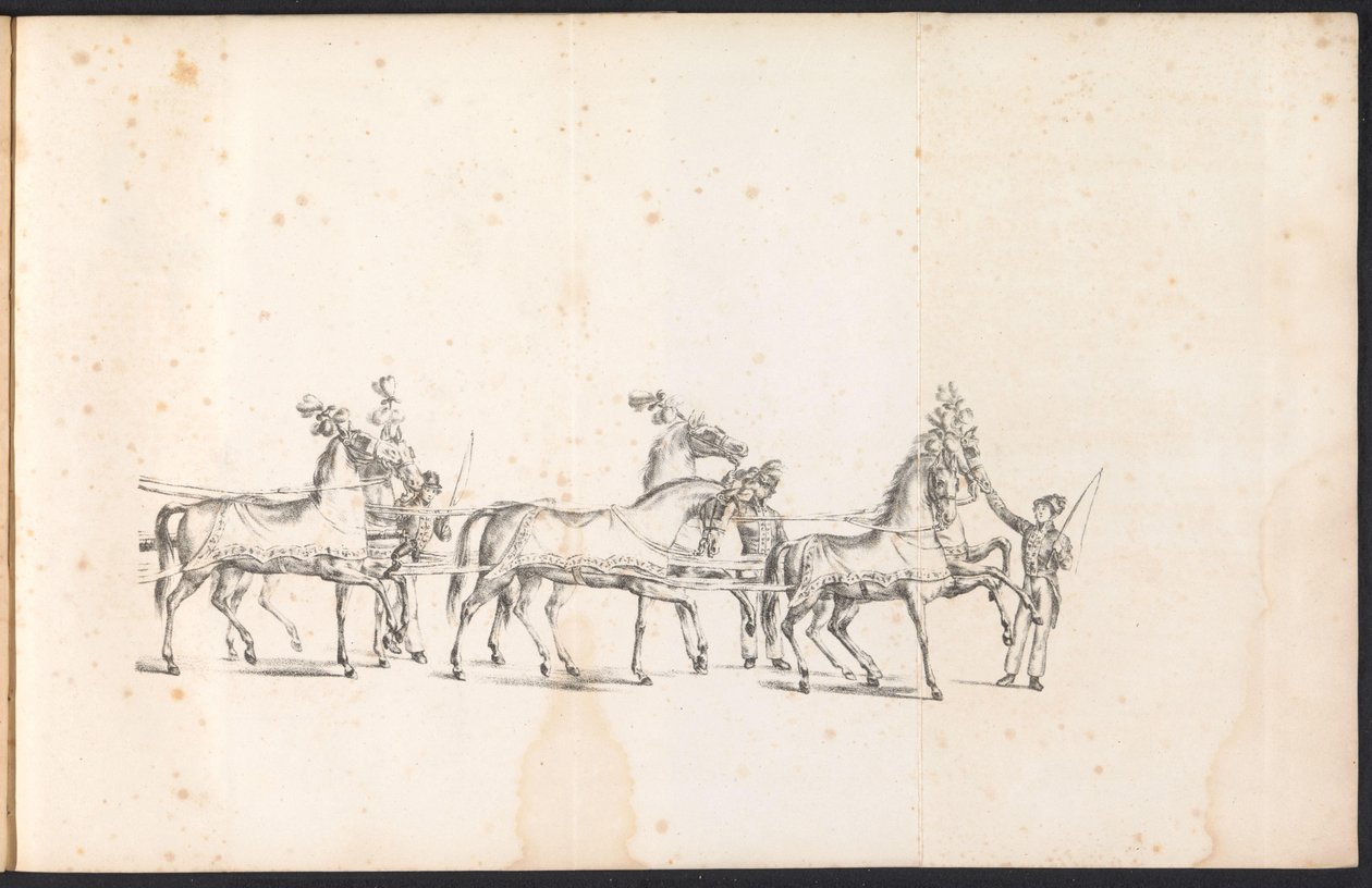 Corteo del primo carro trionfale per San Rombaldo, 1825 da Frans Vervloet