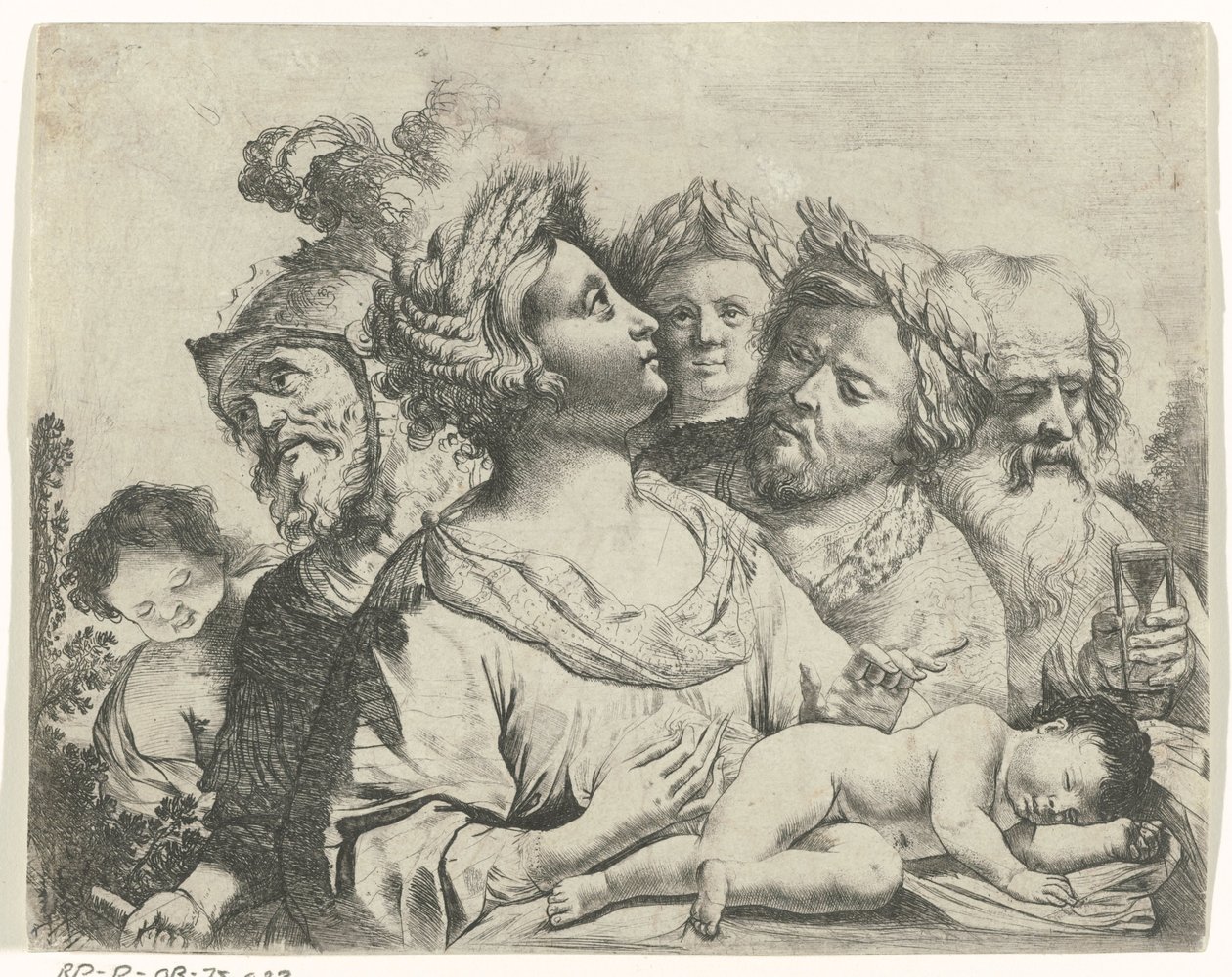 Cerere, Marte e Saturno (Le quattro età) da Frans van Mieris (II) (rejected attribution)