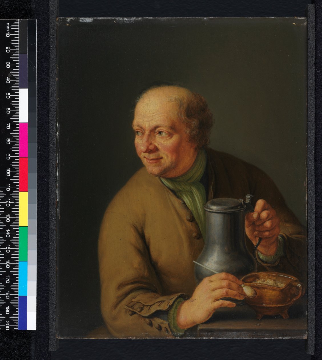 Uomo con un boccale, 1739 da Frans van Mieris