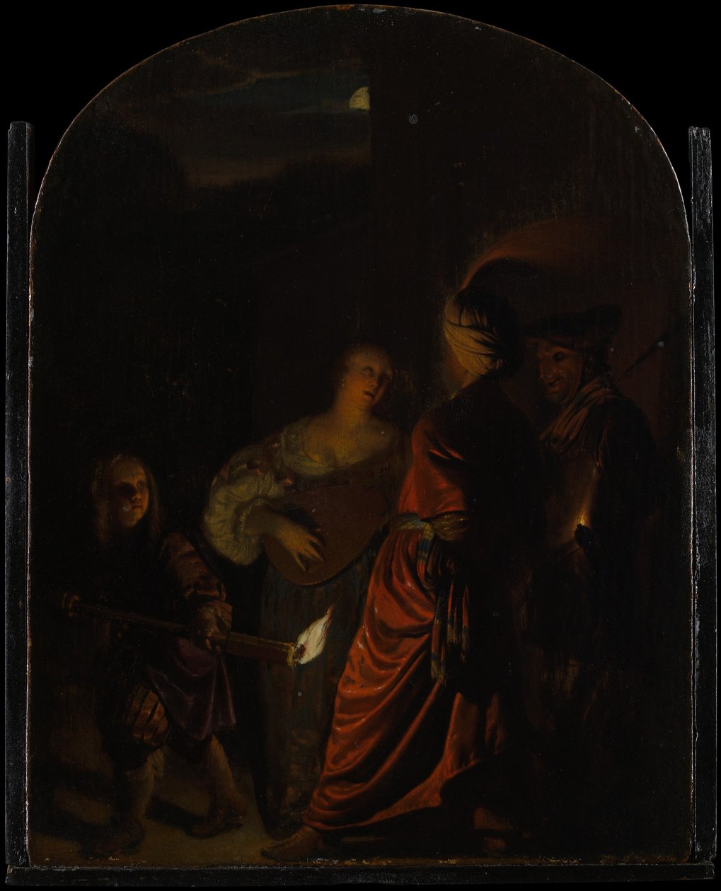 La serenata, ca. 1678-80 da Frans van Mieris